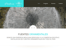 Tablet Screenshot of fuentesmx.com